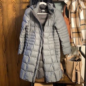 North Face hooded down parka